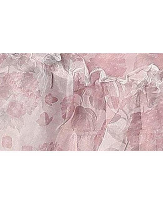 Petal & Pup Pink Floret Bow Strap Midi Sundress