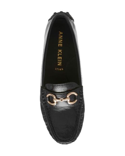Anne Klein Black Chrystie Bit Loafer