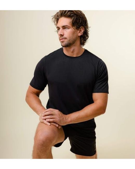 while on earth™ Black Range Tee for men