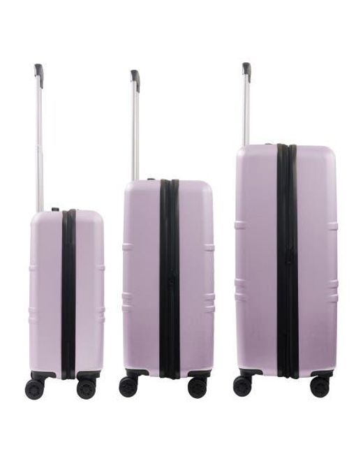 American Dreamliner Purple 3-Piece Hardside Luggage Set 22.5, 26.5, 30