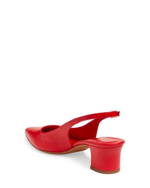 Mansur gavriel leather slingback pumps deals