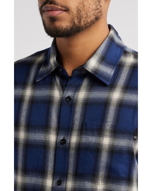 AG Jeans Blue Aiden Plaid Button-Up Shirt for men