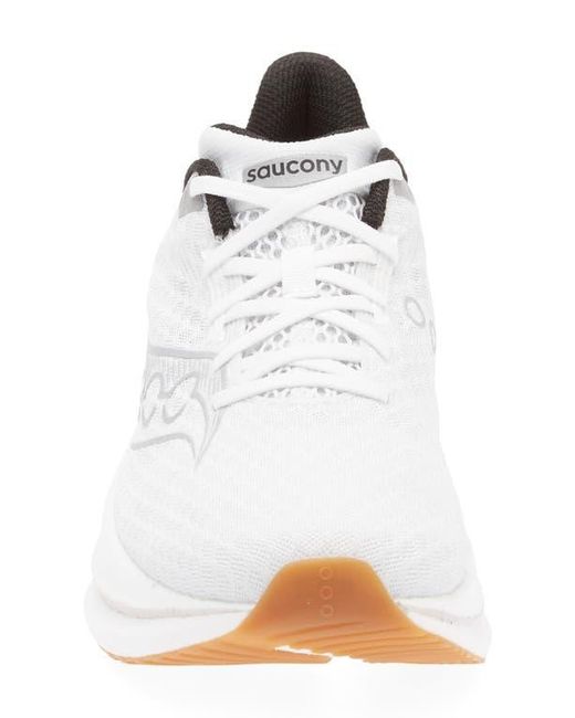 Saucony White Endorphin Speed 5 Running Shoe for men