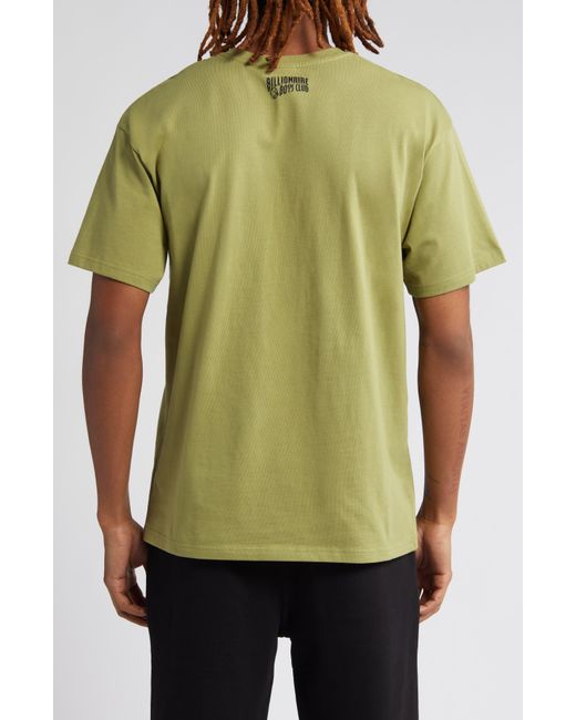BBCICECREAM Green Coordinates Graphic T-shirt for men