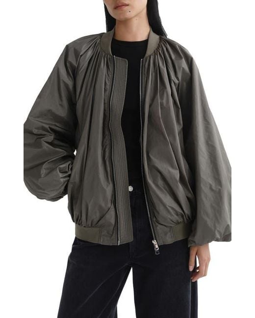Agolde Black Raffi Bomber Jacket