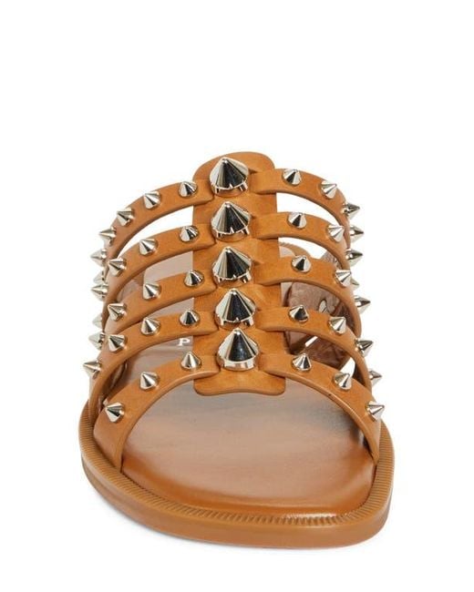 Christian Louboutin Brown Charja Slide Sandal