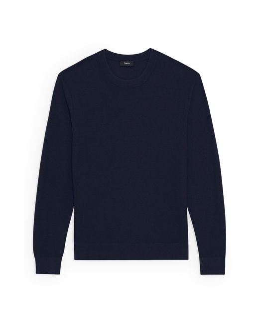 Theory Blue Riland Crewneck Sweater for men