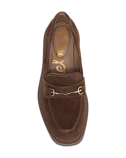 Sam Edelman Brown Leah Platform Loafer
