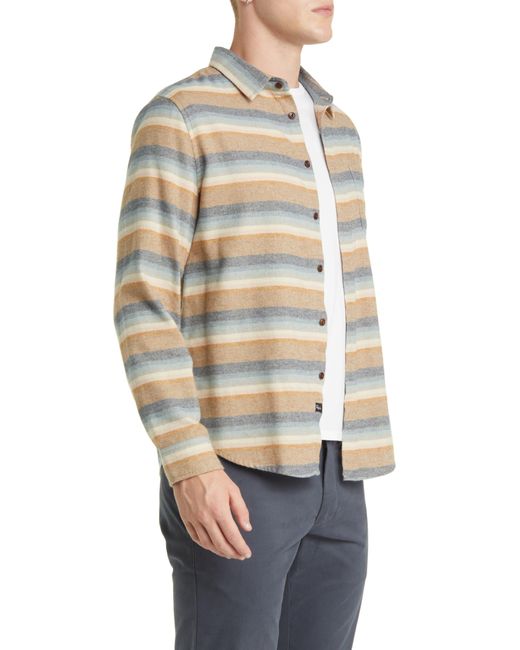 Rails Multicolor Runson Stripe Flannel Button-up Shirt for men
