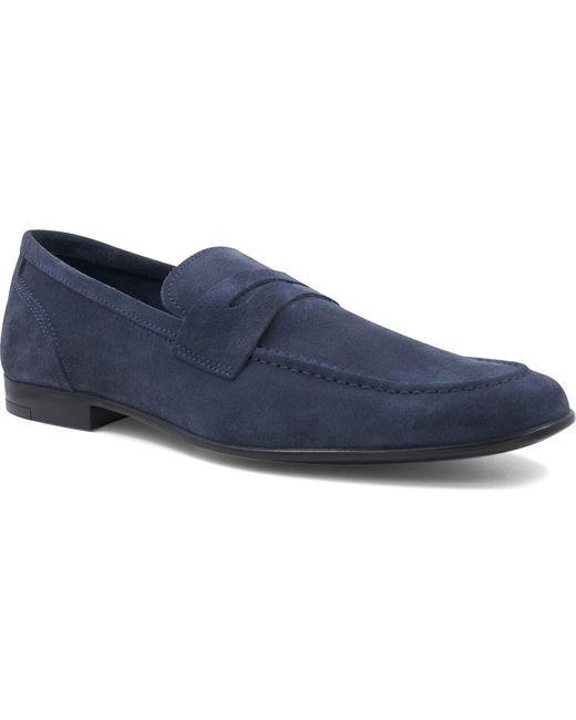 Bruno Magli Blue Lastra Unlined Loafer for men