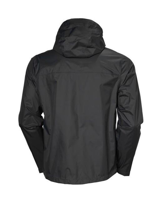 Helly Hansen Black Loke 2.0 Waterproof Packable Jacket for men
