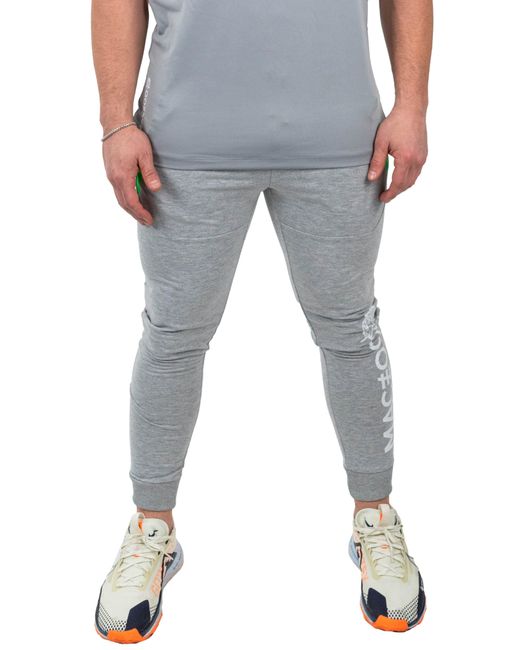 Maceoo Gray Shield Joggers for men