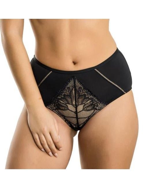 Parfait Black Charlene High Waist Brief