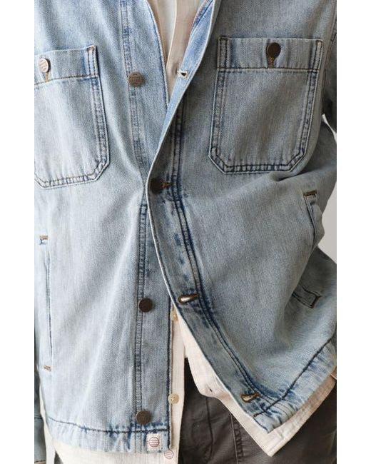Marine Layer Gray Patrick Denim Jacket for men