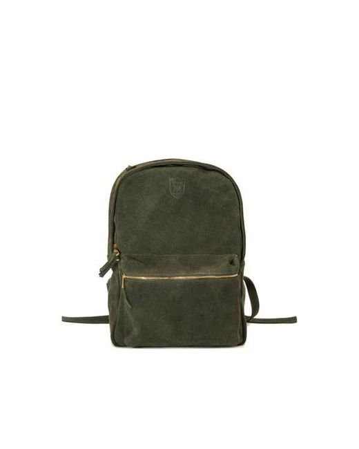 SABANDIJA Green Duke Suede Backpack