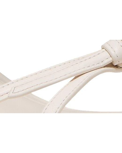 Kate Spade White Loop Slingback Sandal