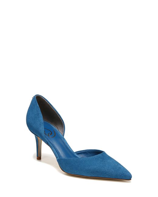 Sam Edelman Viv D'orsay Pointed Toe Pump in Sapphire (Blue) | Lyst