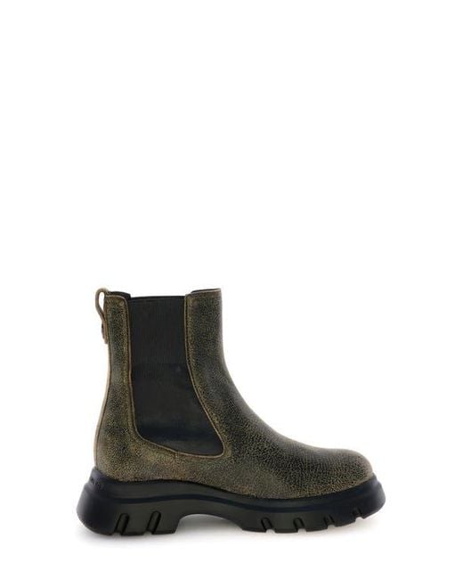 Voile Blanche Black Twilly Chelsea Boot