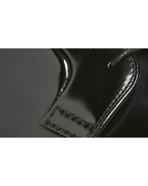 Prada Black Formale Spazzolato Plain Toe Derby for men