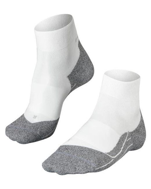 Falke Gray Ru4 Light Performance Running Socks