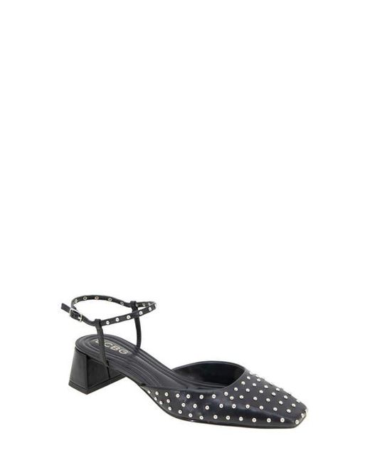 BCBGMAXAZRIA White Queenie Ankle Strap Pump