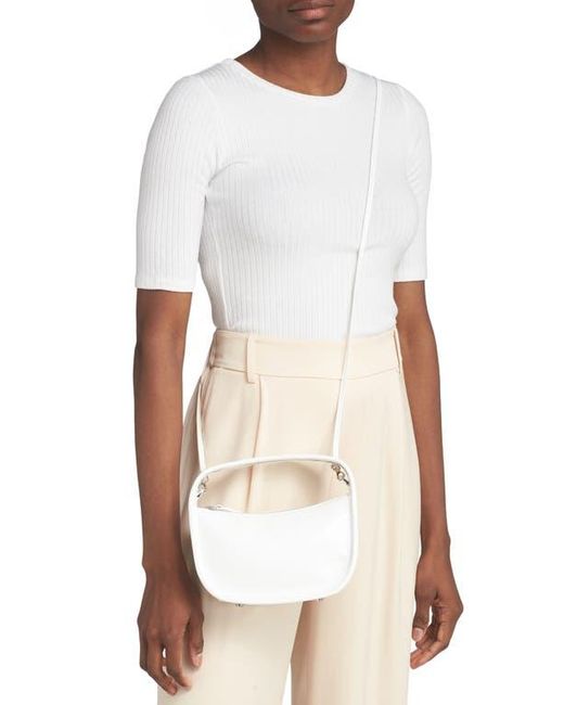 Staud White Venice Convertible Crossbody Bag