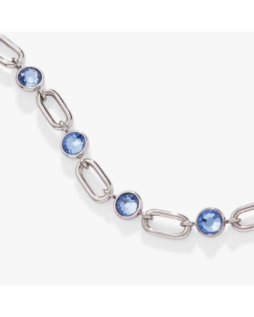 ALEX AND ANI Metallic Crystal And Paperclip Chain Bracelet