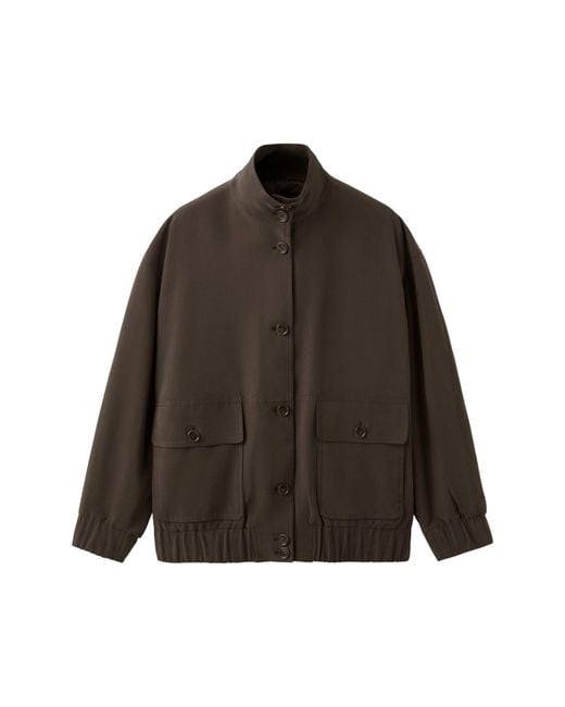 Mango Brown Oversize Jacket