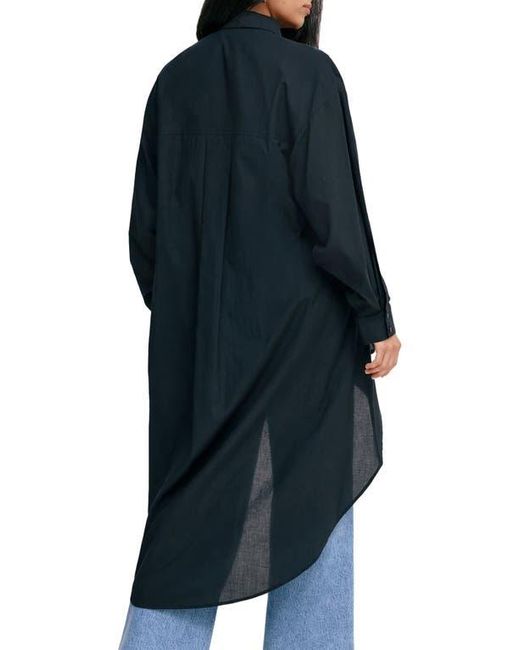 MARCELLA Blue Patchin High/Low Tunic