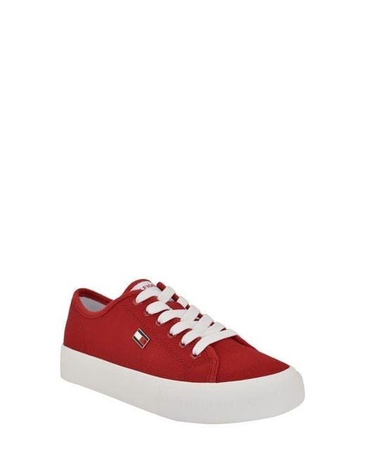 Tommy Hilfiger Red Aressa Sneaker