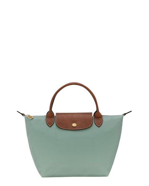 Longchamp Blue Small Le Pliage Original Top Handle Bag