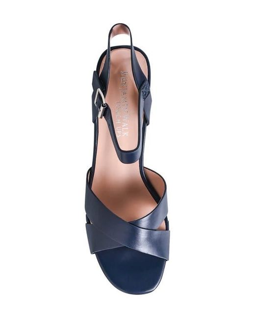Touch Ups Blue Toby Ankle Strap Platform Sandal