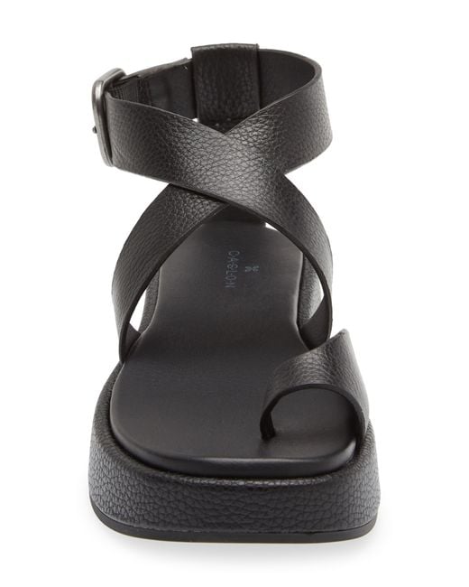 Caslon Audrina Toe Loop Sandal In Black At Nordstrom Rack