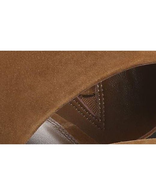 Vince Brown Stacy Toe Loop Sandal