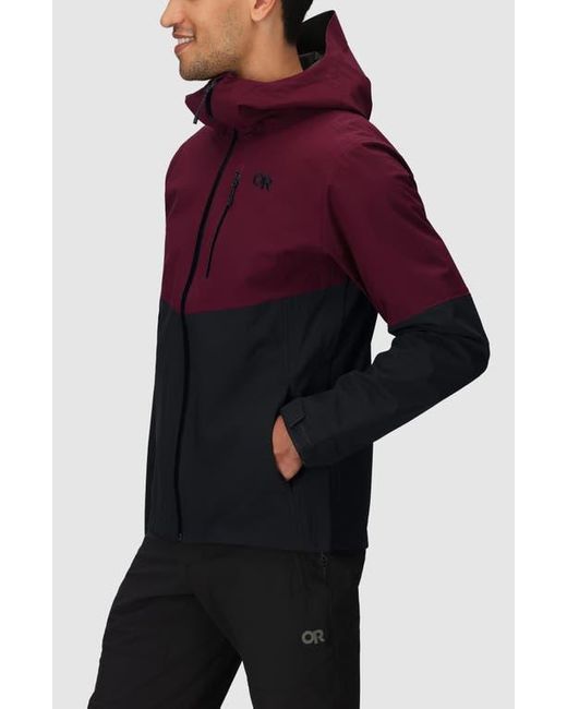 Outdoor Research Purple Foray 3L Waterproof Jacket for men