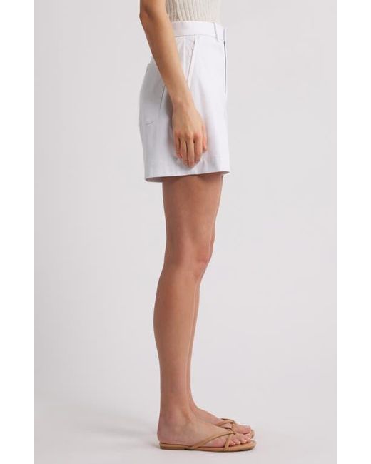 Spanx Blue Spanxsupersmooth Stretch Twill Shorts