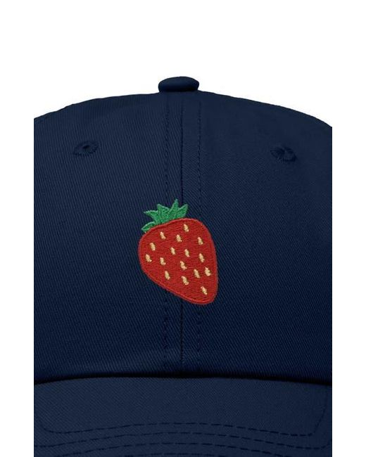 Alix Blue Strawberry Hat