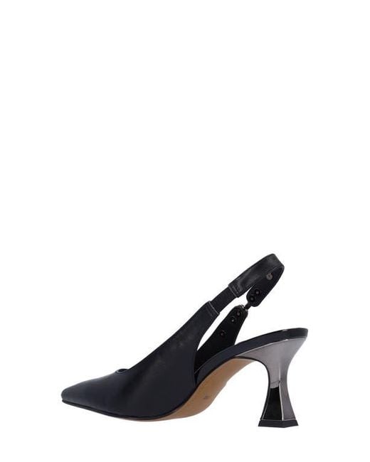 J. Reneé Black Krissa Slingback Pointed Toe Pump