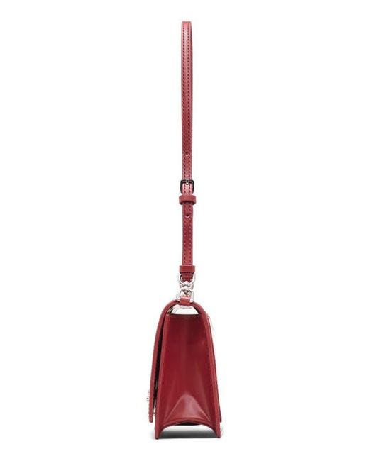 Marc Jacobs Red The Mirror Leather Shoulder Bag