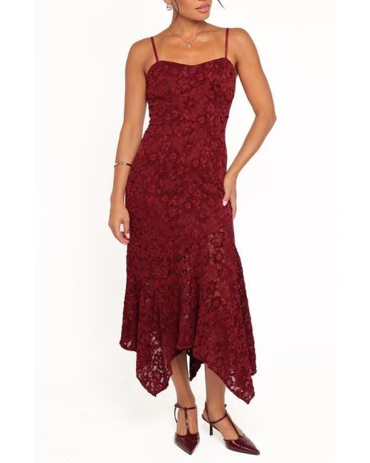 Petal & Pup Women's Lorde Embroidered Lace Midi Dress