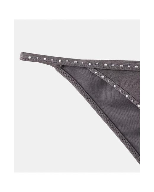 Mango Gray Studded Bikini Bottoms