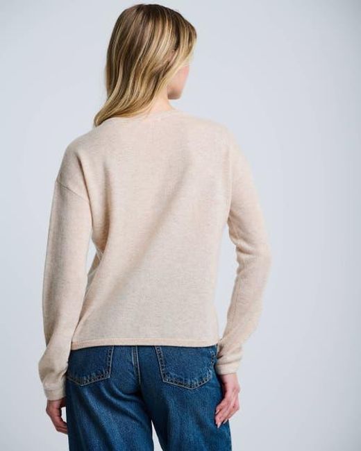 Lisa Todd Natural Perk Up Cashmere Blend Sweater