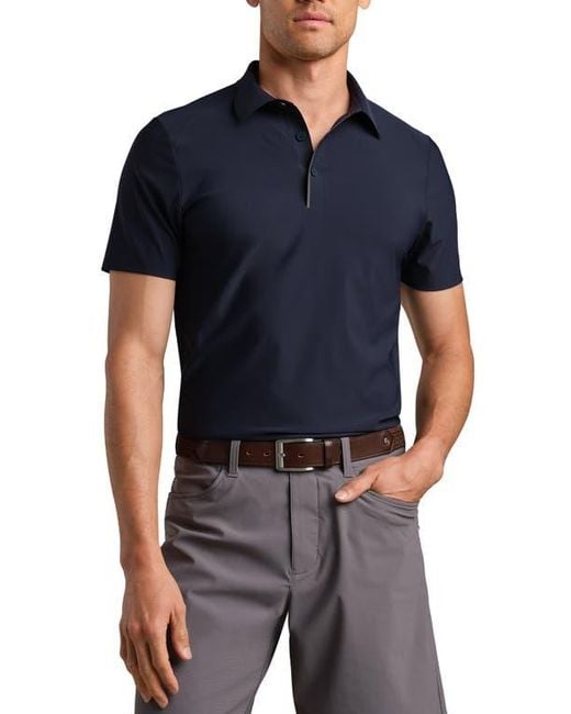 Rhone Blue Approach Performance Polo for men