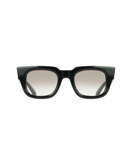 Ferragamo Black 49Mm Small Rectangle Sunglasses for men