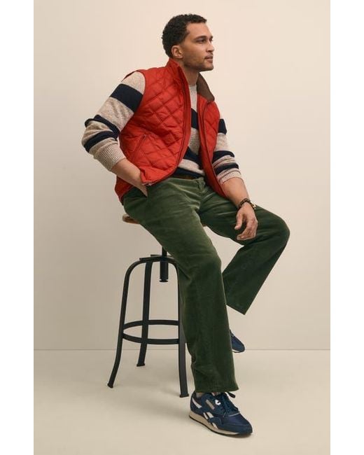 Brooks Brothers Red Paddock Water Repellent Diamond Quilted Vest for men