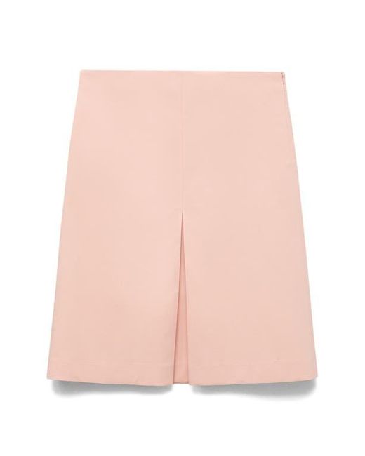 Mango Black Stretch Cotton Skirt