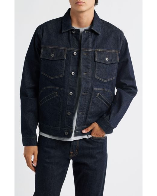 AG Jeans Black Jackson Denim Jacket for men