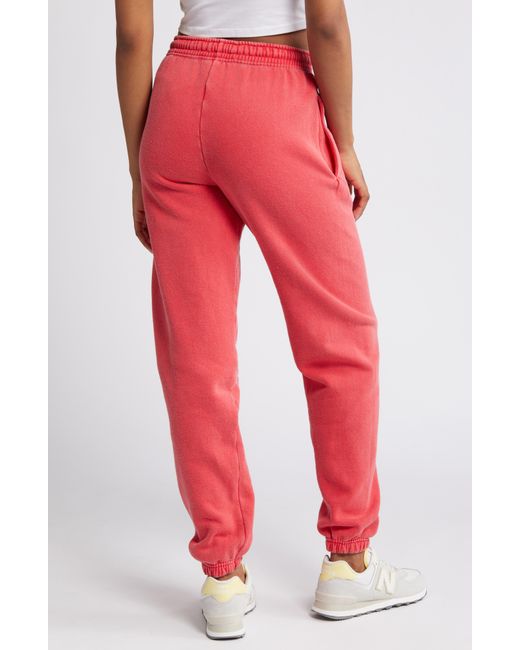 iets frans Red If Cotton Blend joggers