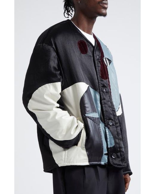 Song For The Mute Gender Inclusive Jester Appliqué Oversize Satin  