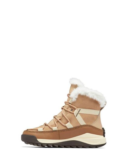 Sorel Natural Faux Fur Waterproof Booties